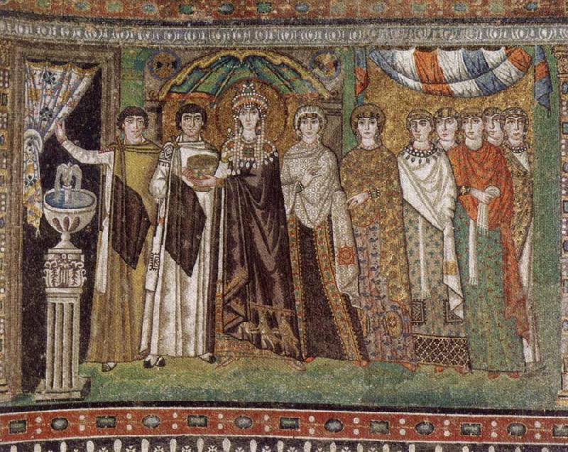  The Empress Theodora and Her Court